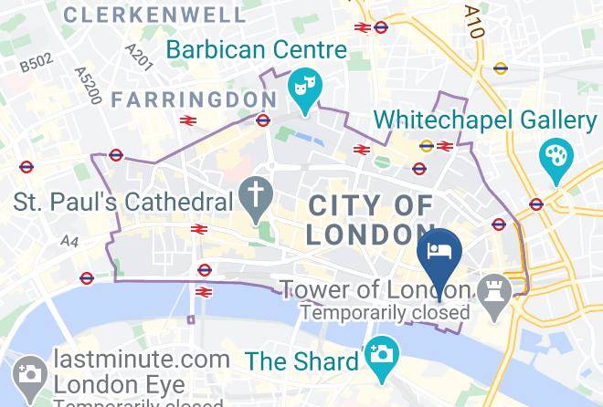 London - Hub By Premier Inn London Tower Bridge Hotel Maps