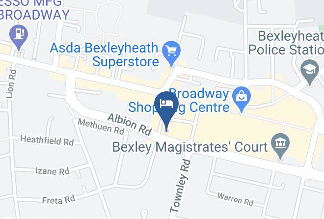 London - Premier Inn London Bexleyheath Hotel Maps