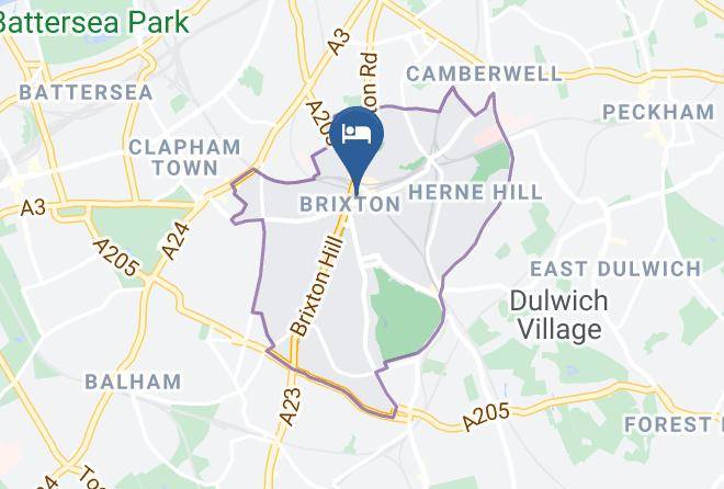 London - Premier Inn London Brixton Hotel Maps