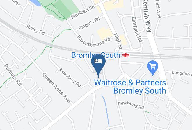London - Premier Inn London Bromley Hotel Maps