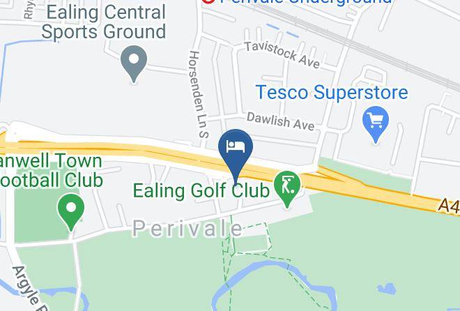 London - Premier Inn London Greenford Hotel Maps