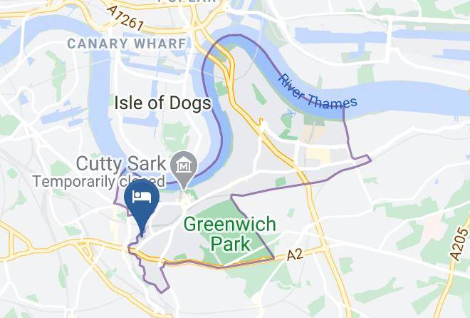 London - Premier Inn London Greenwich Hotel Maps