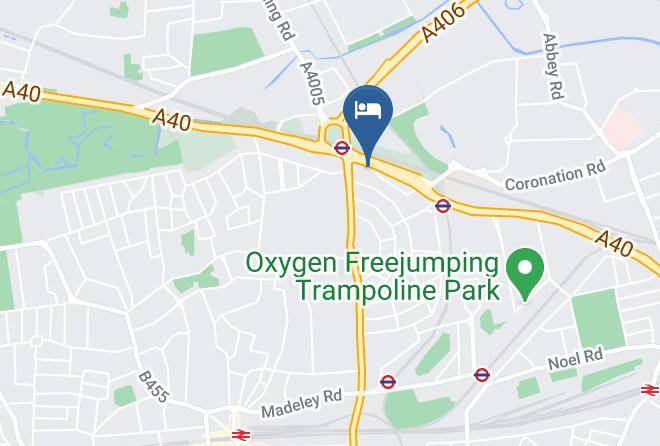 London - Premier Inn London Hanger Lane Hotel Maps