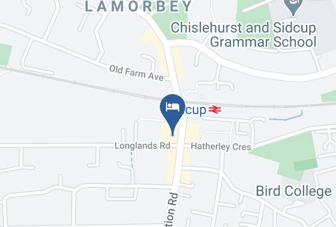 London - Premier Inn London Sidcup Hotel Maps