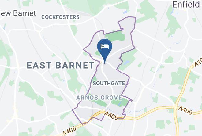 London - Premier Inn London Southgate Hotel Maps