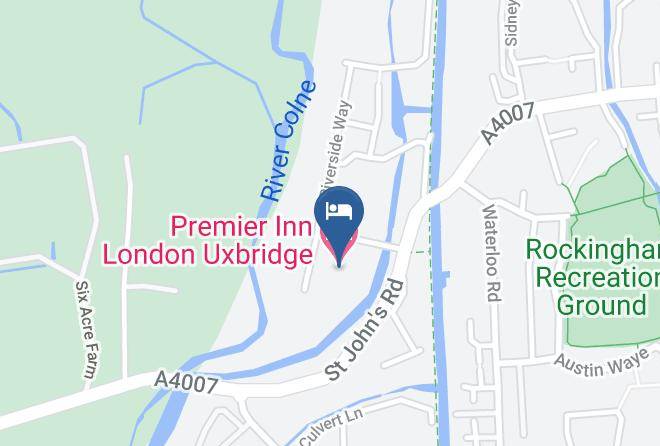 London - Premier Inn London Uxbridge Hotel Maps