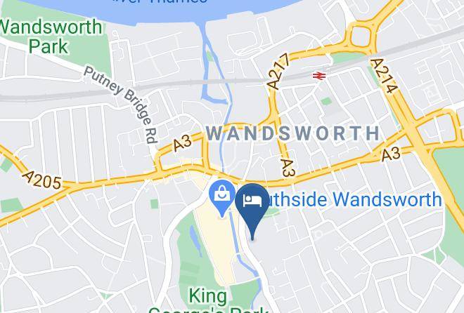 London - Premier Inn London Wandsworth Hotel Maps