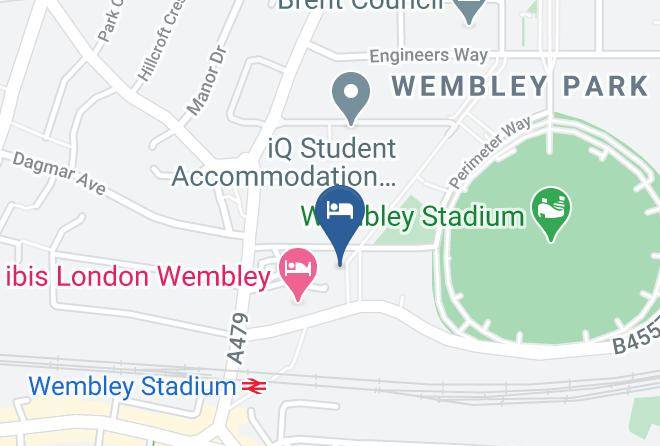 London - Premier Inn London Wembley Stadium Hotel Maps