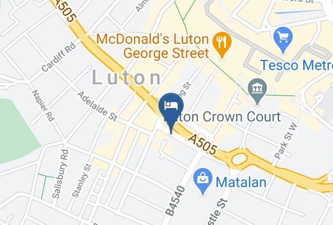 Luton - Premier Inn Luton Town Centre Hotel Maps