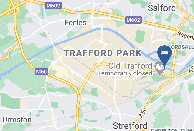 Greater Manchester - Premier Inn Manchester Old Trafford Hotel Maps