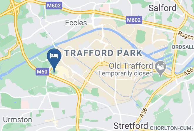 Greater Manchester - Premier Inn Manchester Trafford Centre South Hotel Maps