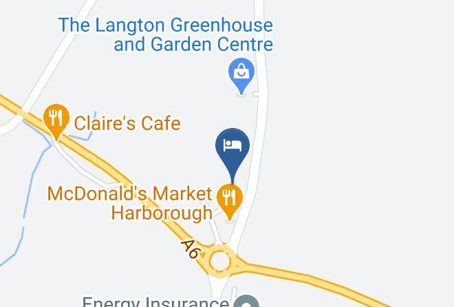 Leicestershire - Premier Inn Market Harborough Hotel Maps