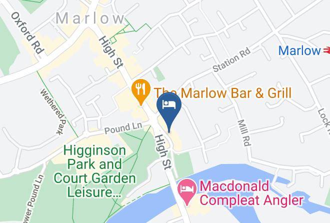 Premier Inn Marlow Hotel Map