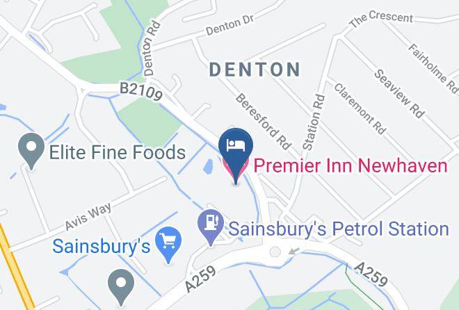 East Sussex - Premier Inn Newhaven Hotel Maps