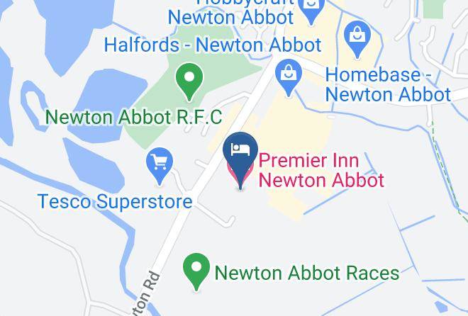 Premier Inn Newton Abbot Hotel Map