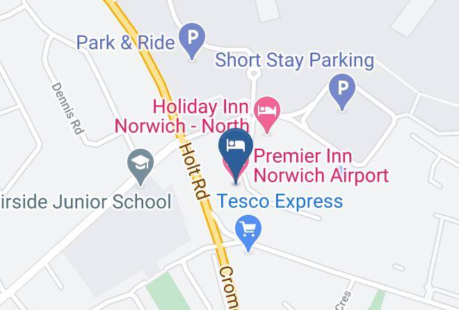 Norfolk - Premier Inn Norwich Airport Hotel Maps