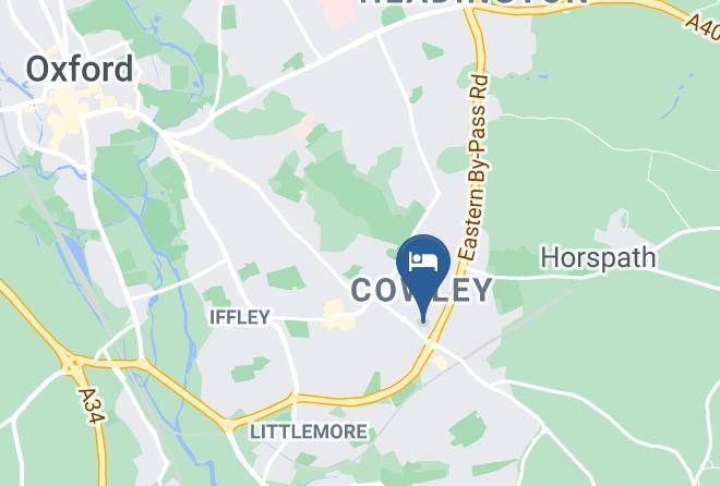 Oxon - Premier Inn Oxford Cowley Hotel Maps