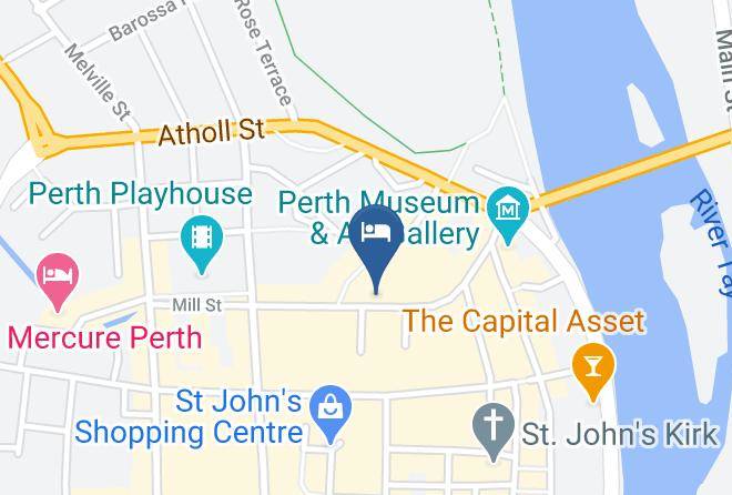 Perth And Kinross - Premier Inn Perth City Centre Hotel Maps