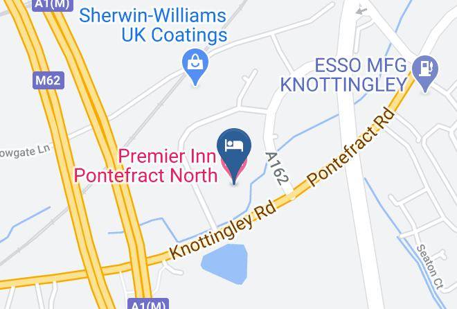 Wakefield - Premier Inn Pontefract North Hotel Maps