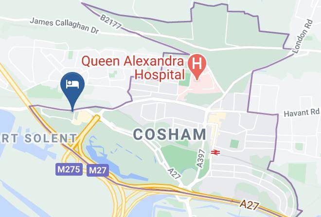 Premier Inn Port Solent Map