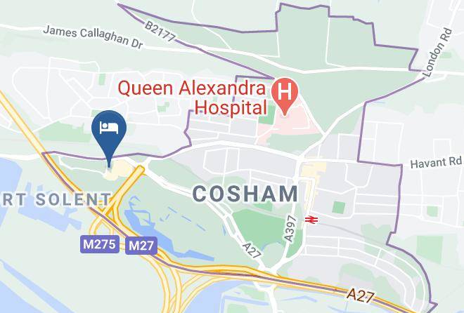 Portsmouth - Premier Inn Portsmouth North Harbour Hotel Maps