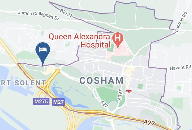 Portsmouth - Premier Inn Portsmouth Maps
