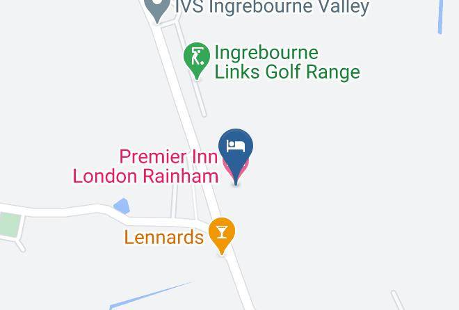 London - Premier Inn London Rainham Hotel Maps