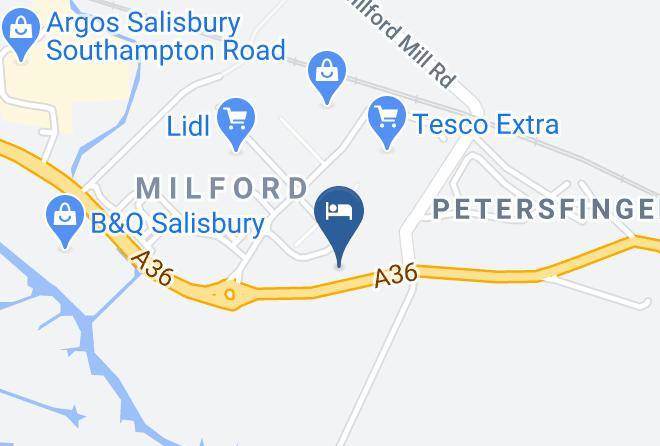 Wilts - Premier Inn Salisbury South Milford Hotel Maps