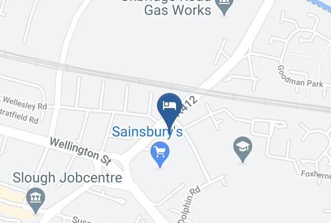 Slough - Premier Inn Slough Maps