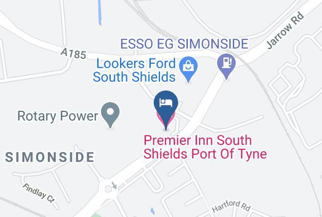 South Tyneside - Premier Inn South Shields Port Of Tyne Hotel Maps