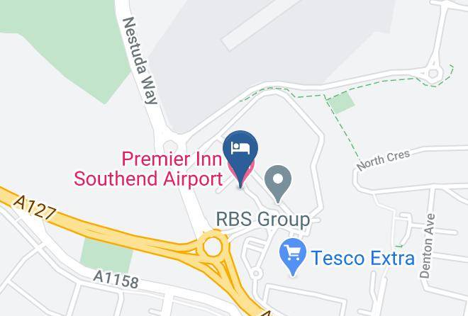 Southend On Sea - Premier Inn Southend Airport Hotel Maps