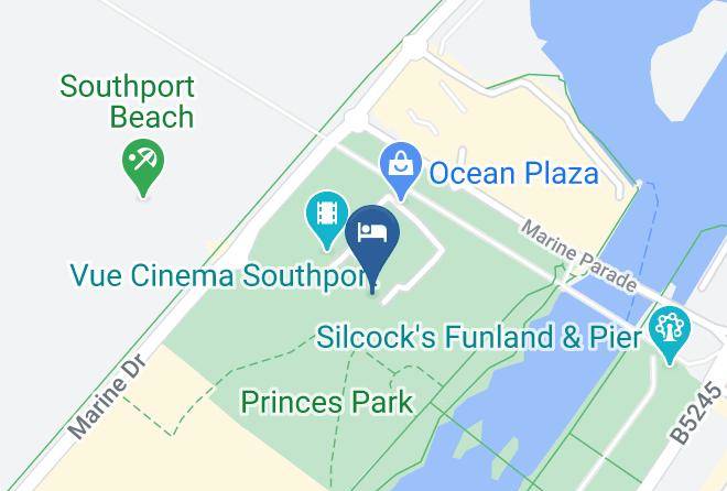 Sefton - Premier Inn Southport Central Hotel Maps