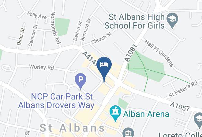 Premier Inn St Albans City Centre Hotel Exterior Map