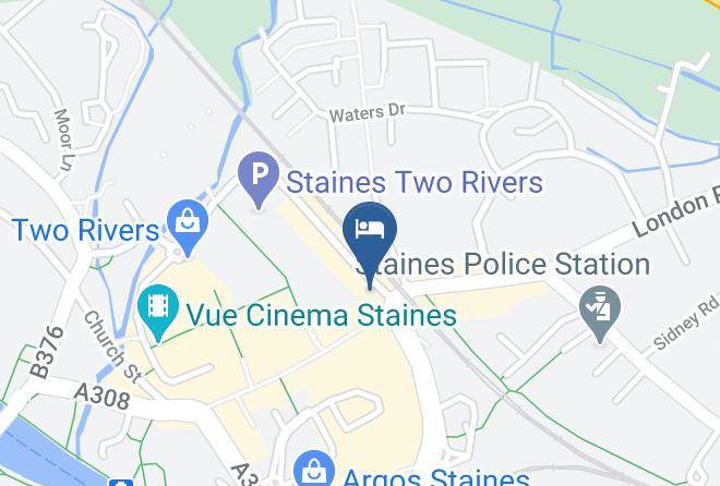 Surrey - Premier Inn Staines Upon Thames Hotel Maps