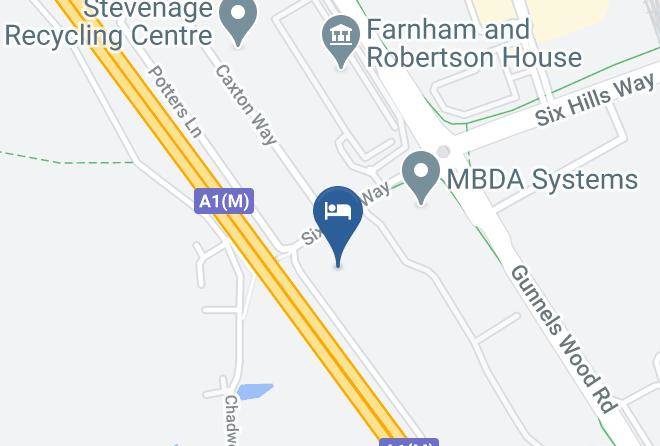 Herts - Premier Inn Stevenage Central Hotel Maps