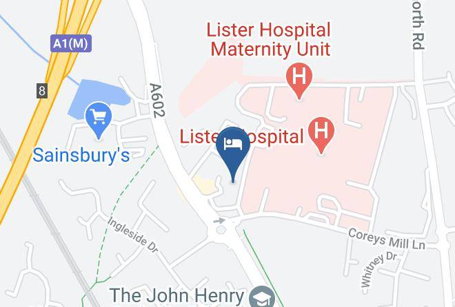 Herts - Premier Inn Stevenage Hotel Maps