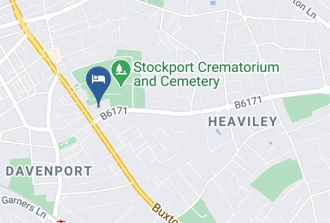 Greater Manchester - Premier Inn Stockport South Hotel Maps