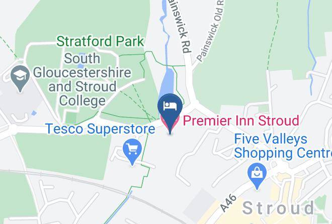 Glos - Premier Inn Stroud Hotel Maps
