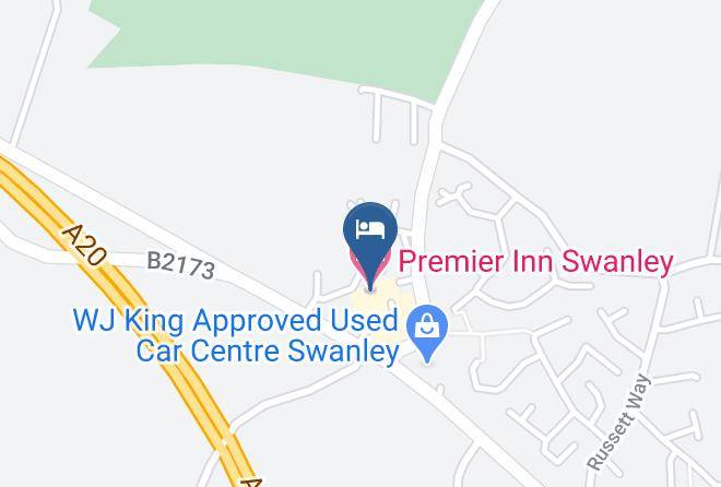 Kent - Premier Inn Swanley Hotel Maps