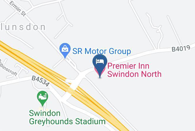 Swindon - Premier Inn Swindon North Hotel Maps