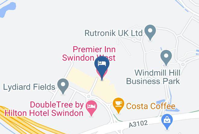 Wilts - Premier Inn Swindon West Maps