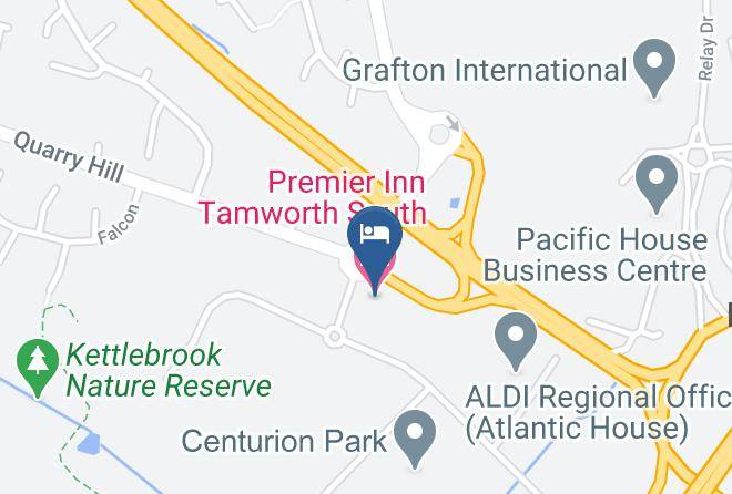Premier Inn Tamworth South Hotel Map