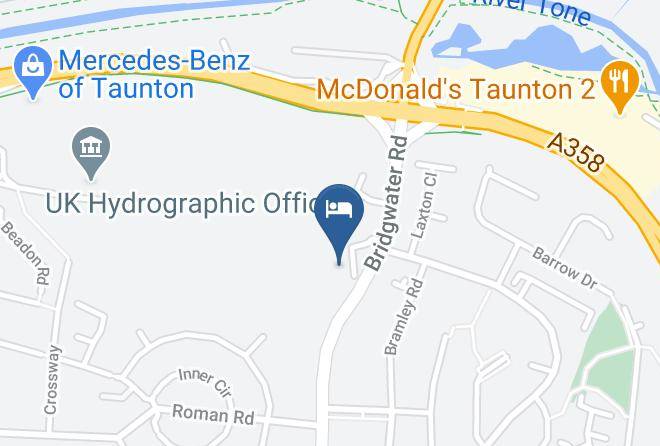 Somerset - Premier Inn Taunton East Hotel Maps