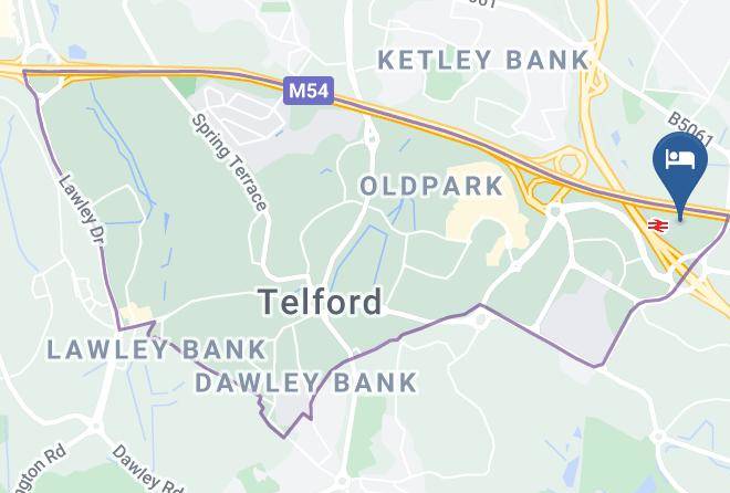 Telford And Wrekin - Premier Inn Telford Central Hotel Maps