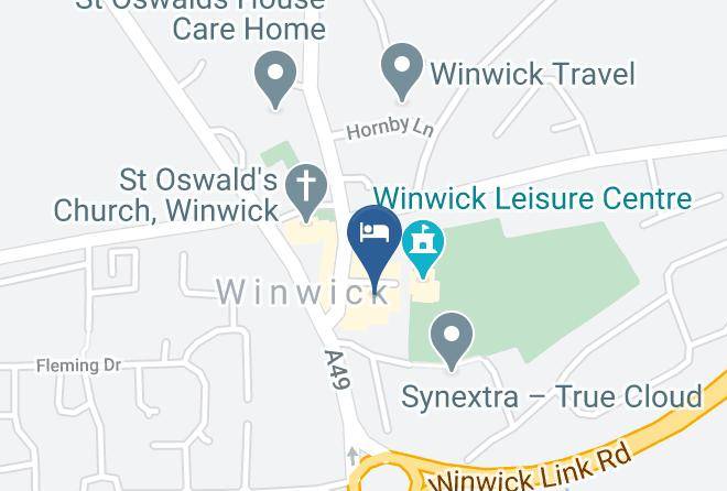 Warrington - Premier Inn Warrington North East Hotel Maps