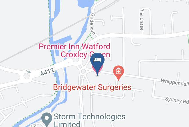 Herts - Premier Inn Watford Croxley Green Hotel Maps