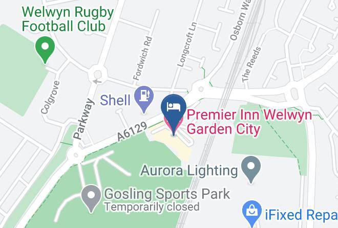 Herts - Premier Inn Welwyn Garden City Hotel Maps