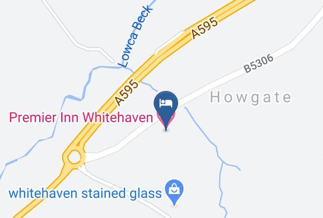 Cumbria - Premier Inn Whitehaven Hotel Maps