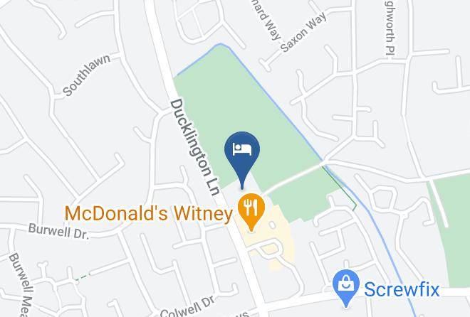 Oxon - Premier Inn Witney Hotel Maps