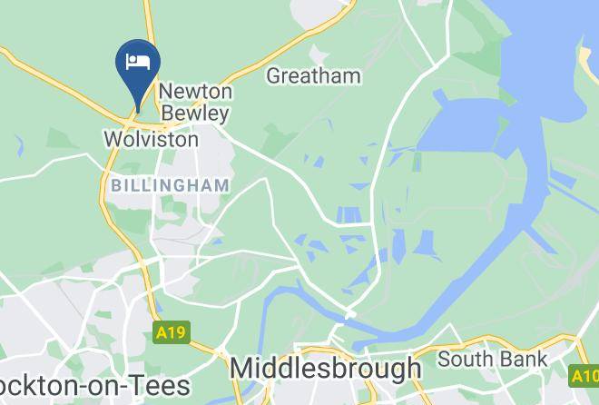 Stockton On Tees - Premier Inn Wolviston Wynyard Hotel Maps